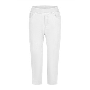 Anna Montana Angelika jump in slim 1016 capri Wit Anna Montana Angelika jump in slim 1016 capri Wit